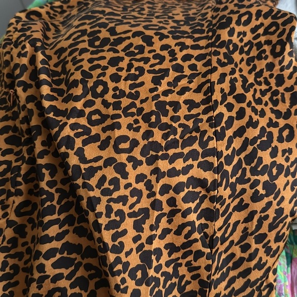 HYPED UNICORN Leopard Print MIDI Slip Dress Low Back Mob Wife Animal Print, S - Picture 13 of 15